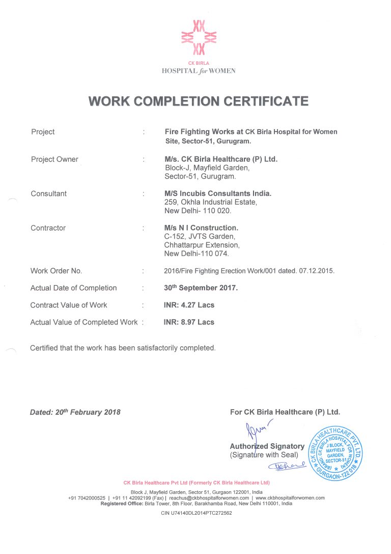 Completion Certificates 010