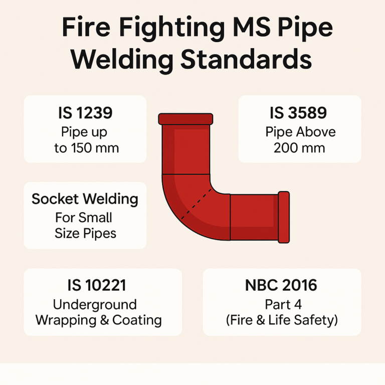 Ms Standard 7 Key Standards for Fire Fighting MS Pipe Welding in India | SSE&S ...