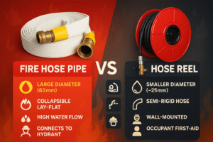 Difference Between Fire Hose Pipe and Hose Reel